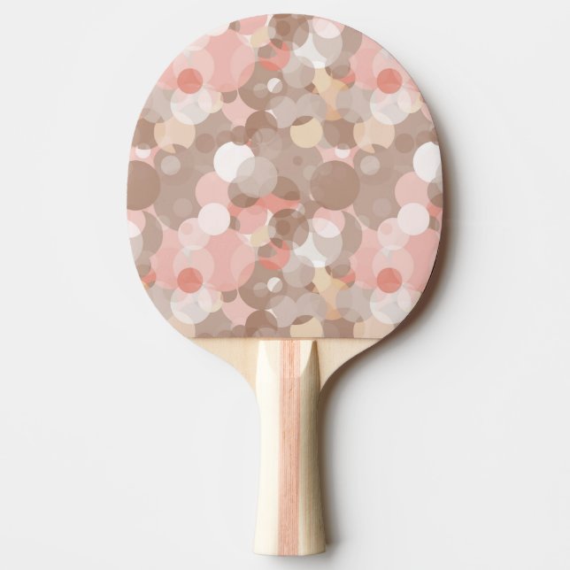 Simple Pattern - Circles Ping-Pong Paddle (Front)