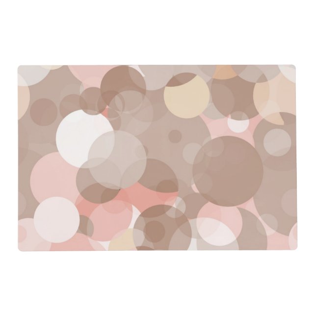 Simple Pattern - Circles Placemat (Front)