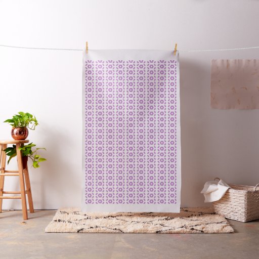 Simple pattern fabric stripe circle (lavender)