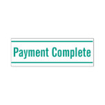 [ Thumbnail: Simple "Payment Complete" Rubber Stamp ]