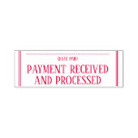 [ Thumbnail: Simple "Payment Received and Processed" Self-Inking Stamp ]