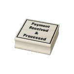 [ Thumbnail: Simple "Payment Received & Processed" Rubber Stamp ]