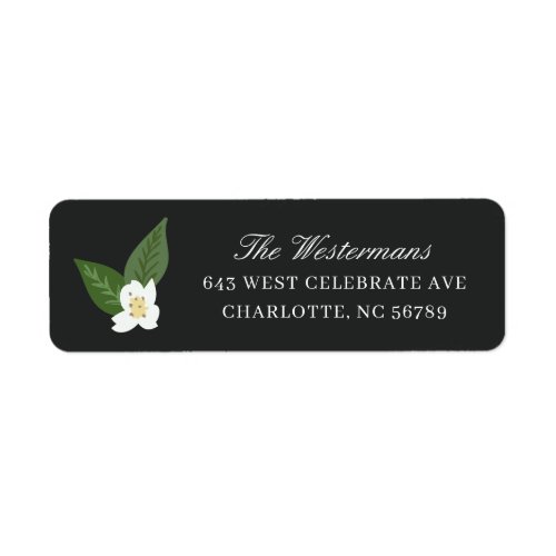 Simple Pear Blossom  Hand Drawn Return Address Label