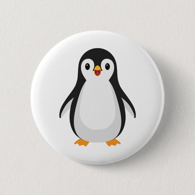 Simple Penguin Button (Front)