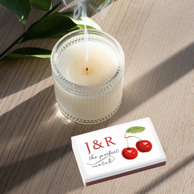 Simple Perfect Match Red And White Name Initials (Creator Uploaded)