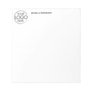 Simple Personal Business Stationery Logo Notepad