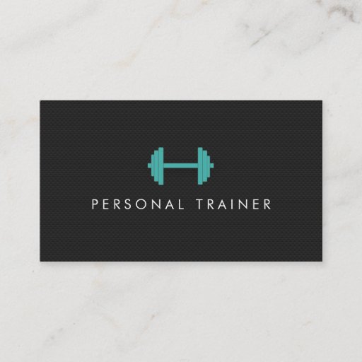 Customizable Simple Personal Trainer Fitness Business cards