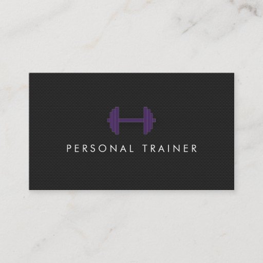 Customizable Simple Personal Trainer Fitness Business cards