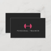 Simple Personal Trainer Fitness Business cards (Front/Back)