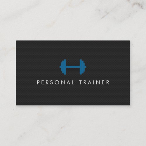 Simple Personal Trainer Fitness Business cards