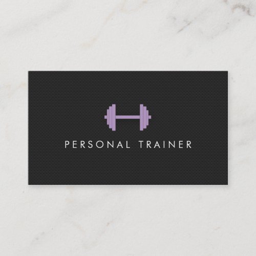 Simple Personal Trainer Fitness Business cards