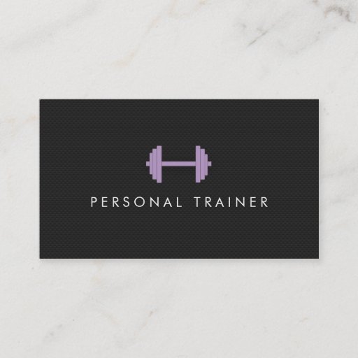 Customizable Simple Personal Trainer Fitness Business cards
