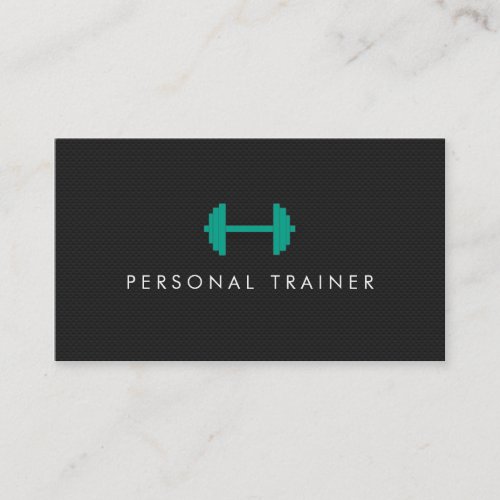 Simple Personal Trainer Fitness Business cards