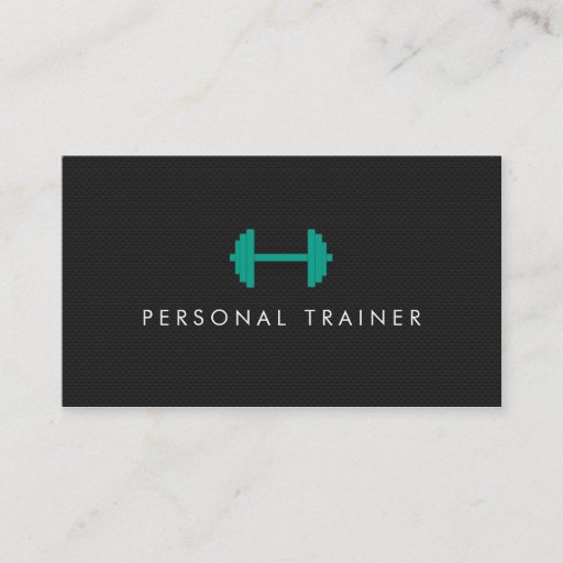 Customizable Simple Personal Trainer Fitness Business cards