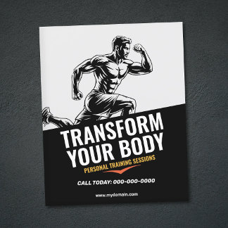 Simple Personal Training Flyer