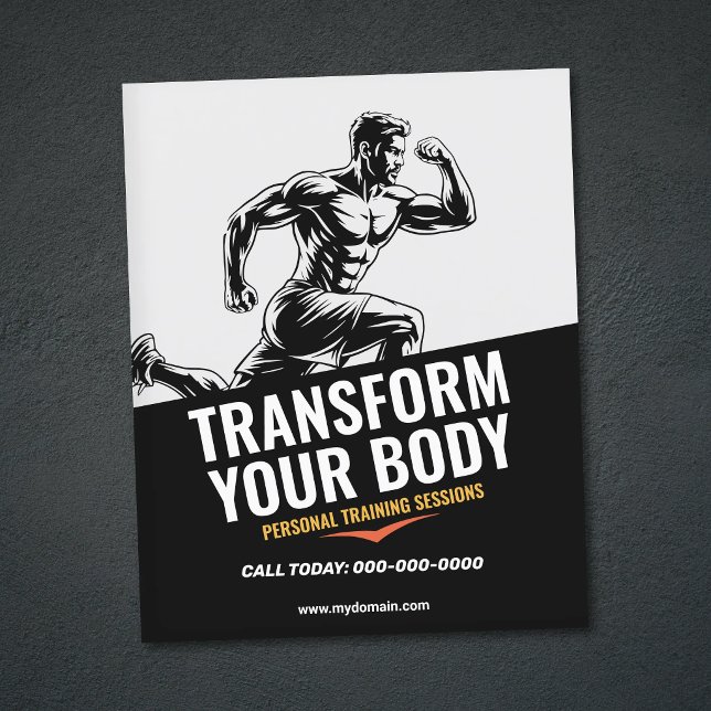Simple Personal Training Flyer (Simple Personal Training Flyer)