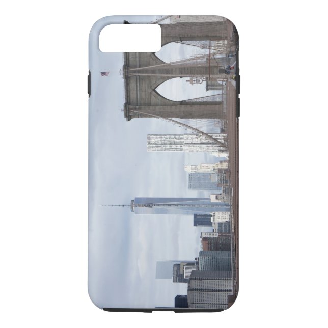 Simple Personalized Brooklyn Bridge Case-Mate iPhone Case (Back)