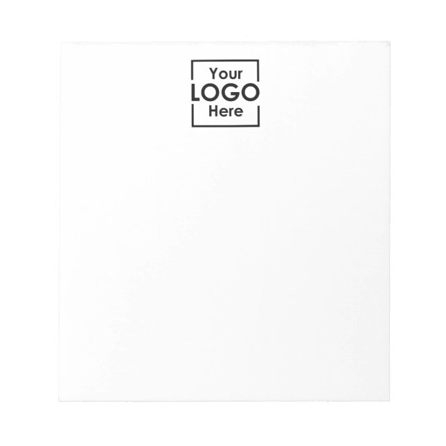 Simple Personalized Business Logo Custom Brand Notepad (Front)