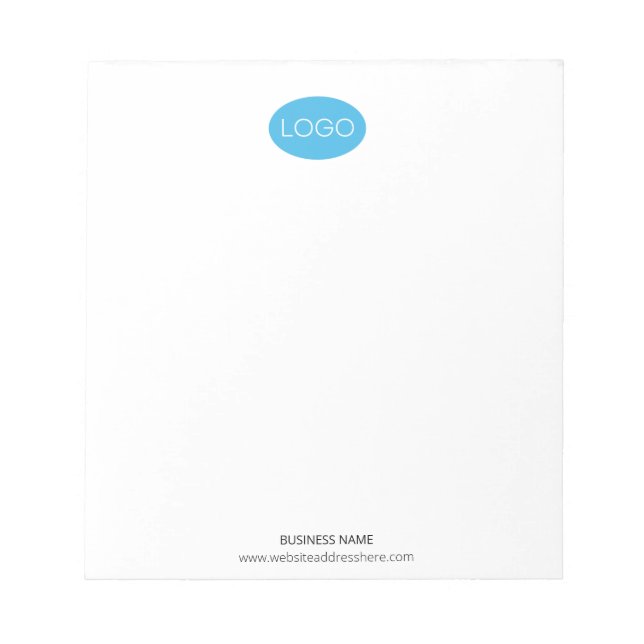 Simple Personalized, Custom Design Notepad (Front)