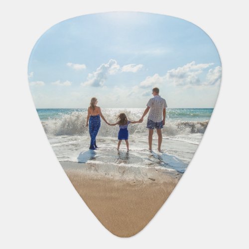 Simple Personalized Custom Family Photo Guitar Pick