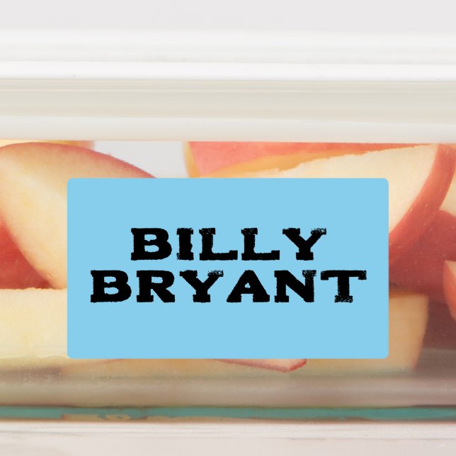 SIMPLE PERSONALIZED CUSTOM KIDS LABELS (Affixed)