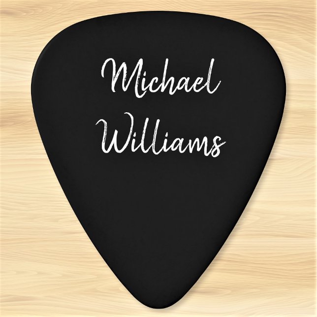 Simple Personalized Custom Name Guitar Pick (Creator Uploaded)