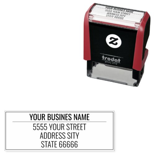 Simple Personalized Custom Stamp Your Name Address