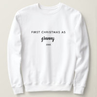 Simple Personalized First Christmas As Grandma