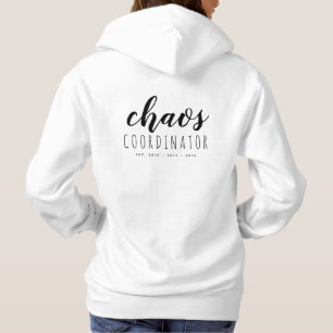 Simple Personalized Hoodie for Mom   Black