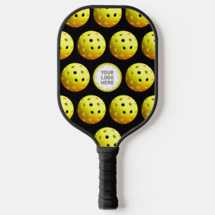 Simple Personalized Logo Pattern Custom Color Pickleball Paddle