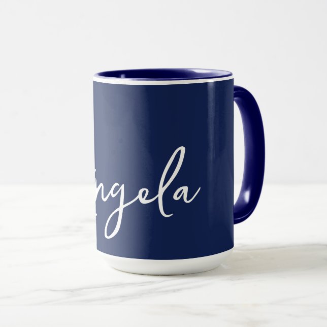 Simple Personalized  Mug (Front Right)