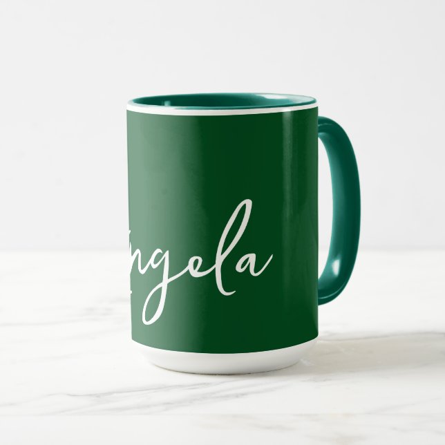Simple Personalized  Mug (Front Right)