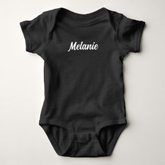 Simple Personalized Name Baby Bodysuit