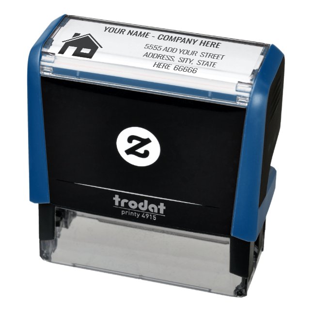 Simple Personalized Name Logo Address Stamp (Product)