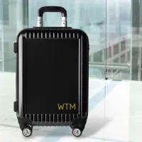 Custom Luggage Cover - Monogram Initials