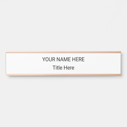 Simple Personalized Name Plate & Hanging Sign