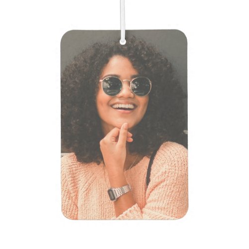 simple personalized photo car Air Freshener