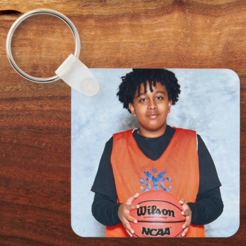 Simple  Personalized Photo Keychain