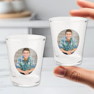 Simple Personalized Photo Shot Glass