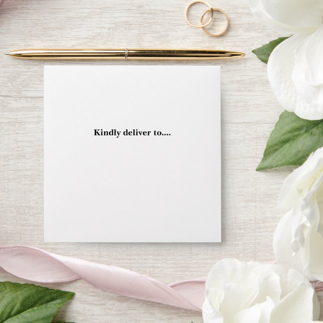 Simple personalized wedding Envelope (Wedding)