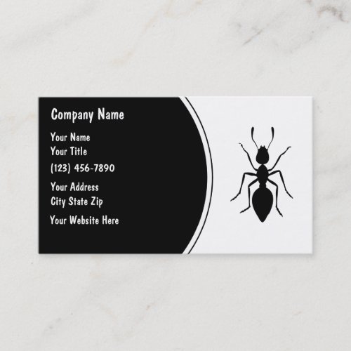 Simple Pest Control Business Cards