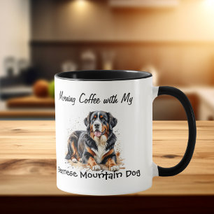 Simple Pet Bernese Mountain Dog Personalize Mug