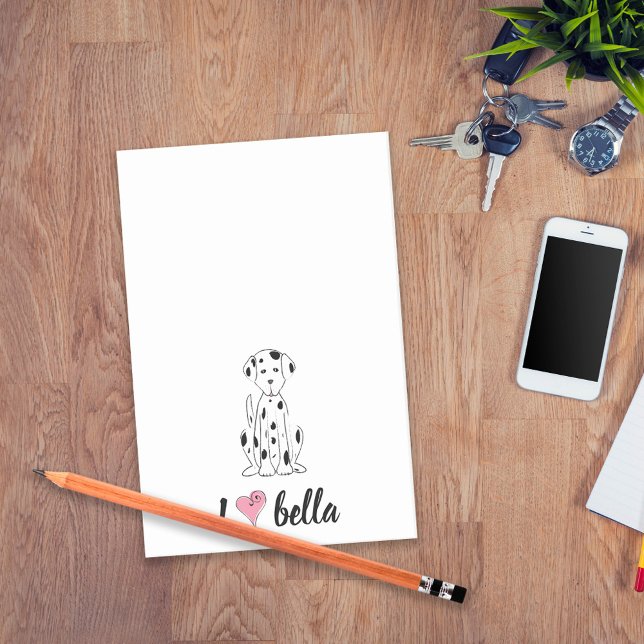 Simple Pet Dog Lovers Personalized Post-it Notes (Creator Uploaded)