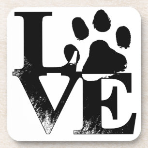 Simple Pet Love Paw Coaster