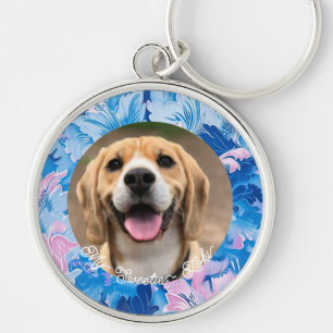 Simple Pet Photo Keepsake Keychain