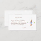 Simple Peter the Rabbit Enclosure Card (Front/Back)