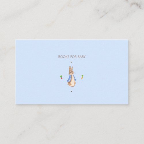 Simple Peter the Rabbit Enclosure Card