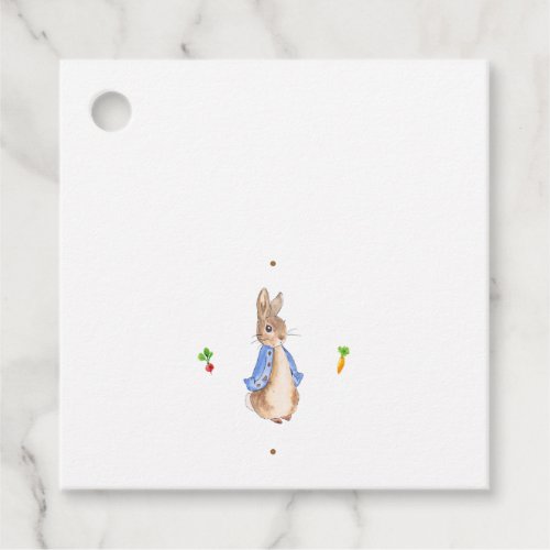 Simple Peter the Rabbit Favor Tags