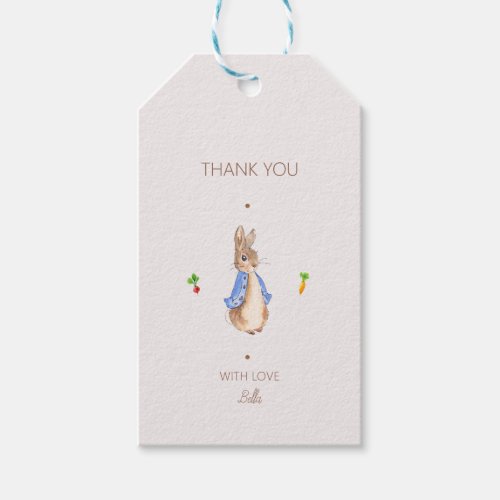 Simple Peter the Rabbit Gift Tags
