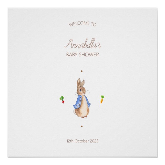 Simple Peter the Rabbit Poster (Front)